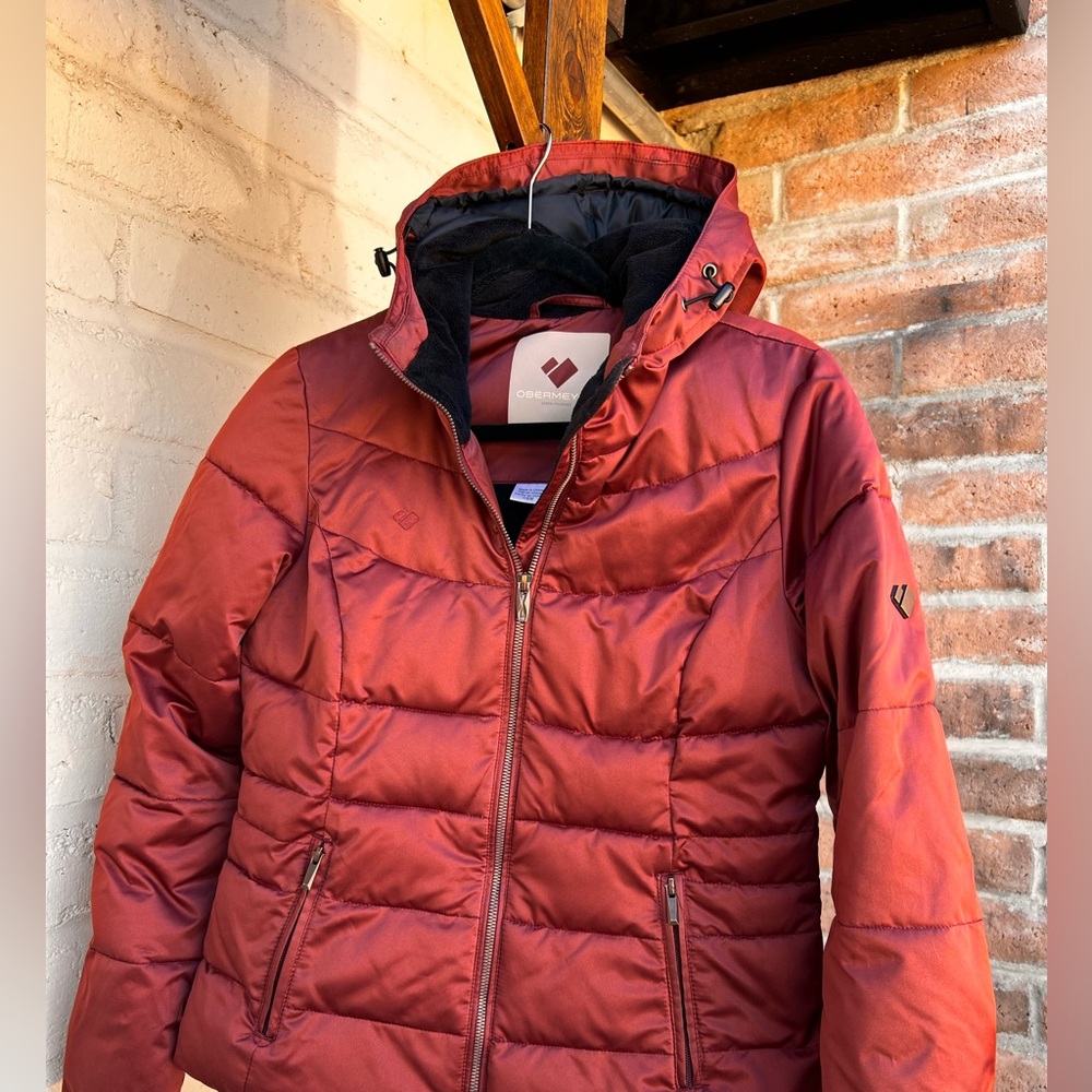 🔺sold🔺Obermeyer Women's Rust Puffer ski Jacket